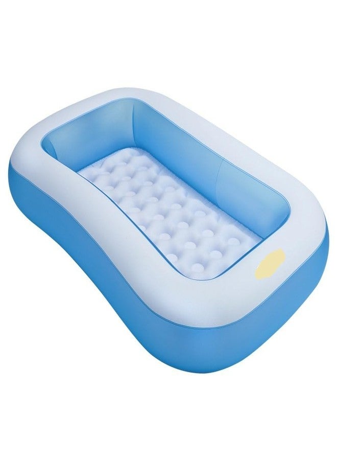 jilani kids pool swimming pool inflatable size 5ft with manual pump (square-matelframe)- Multi color - Image 1